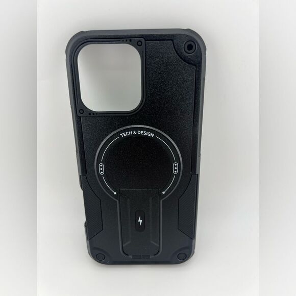 Rugged Armor iPhone 16 Pro Max Case – Heavy Duty with Kickstand & Magnetic Ring - Picture 9 of 9